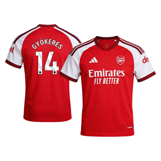 GYÖKERES #14 Arsenal Home Football Jersey 26/27 Red