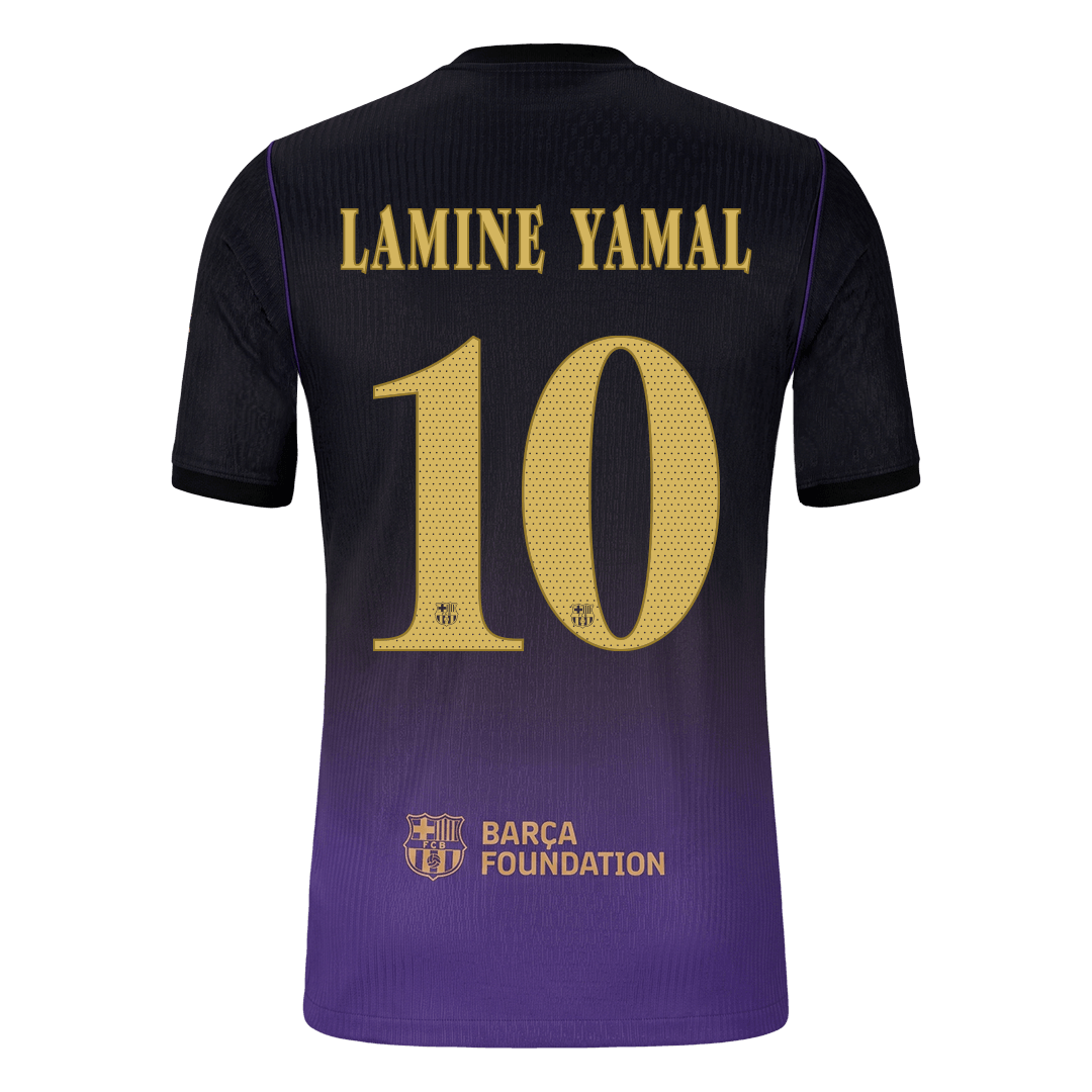 Authentic LAMINE YAMAL #10 Barcelona Away Soccer Jersey 2026/27