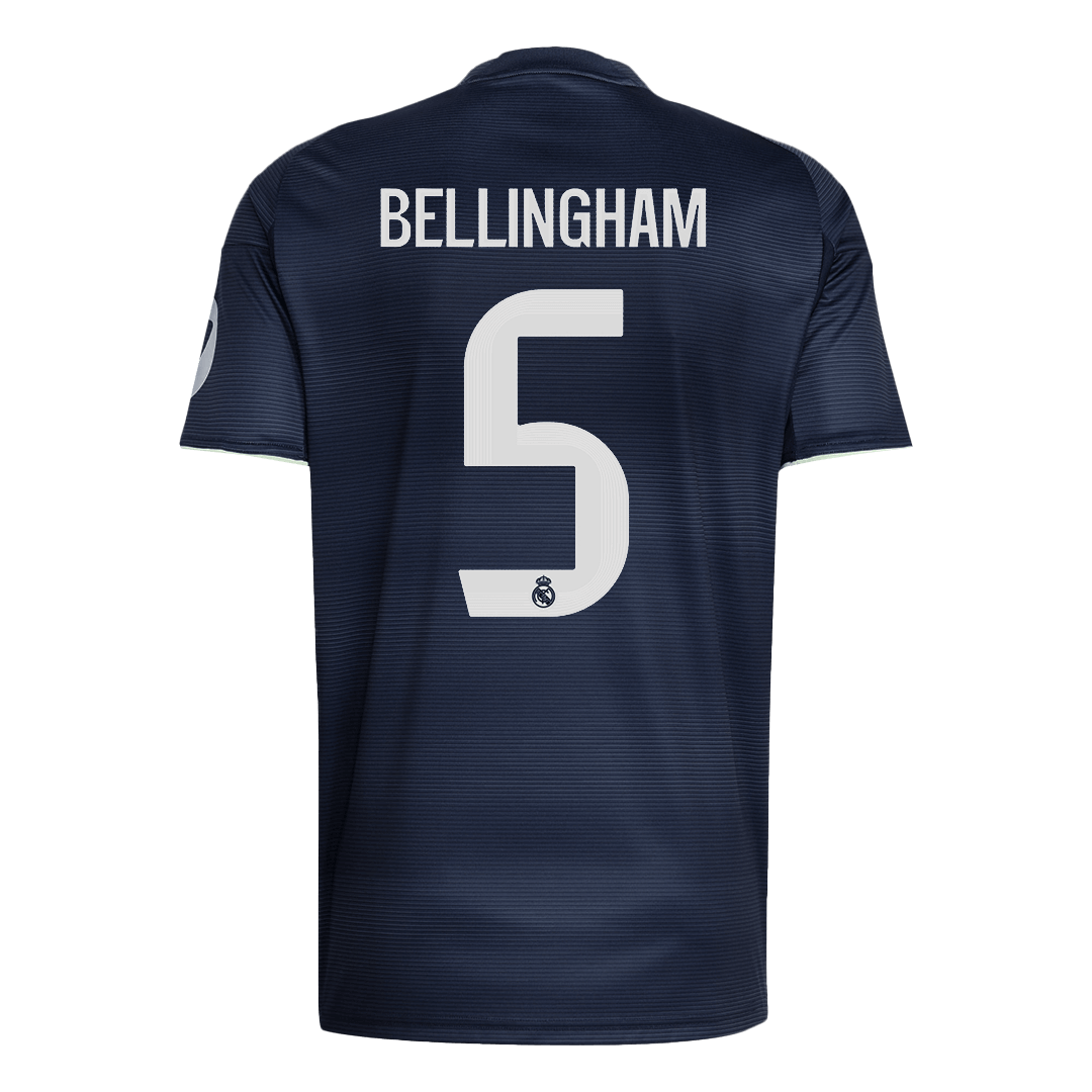 BELLINGHAM #5 Real Madrid Away Soccer Jersey 2025/26 Navy