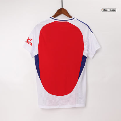 RICE #41 Arsenal Home Soccer Jersey 2024/25 Red - UCL