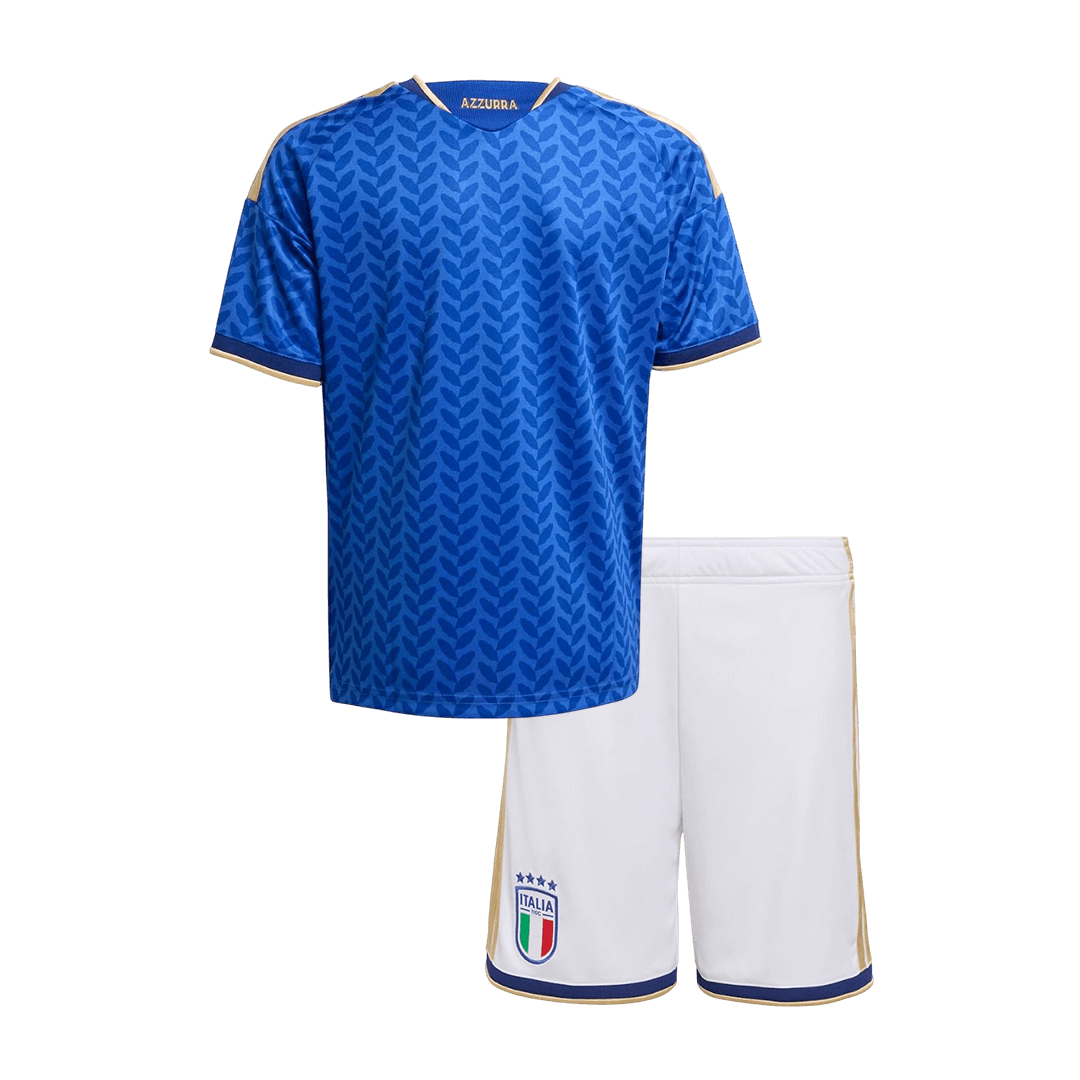 Kid's Italy Home Soccer Jersey Kit(Jersey+Shorts) 2025/26