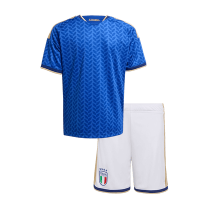 Kid's Italy Home Soccer Jersey Kit(Jersey+Shorts) 2025/26