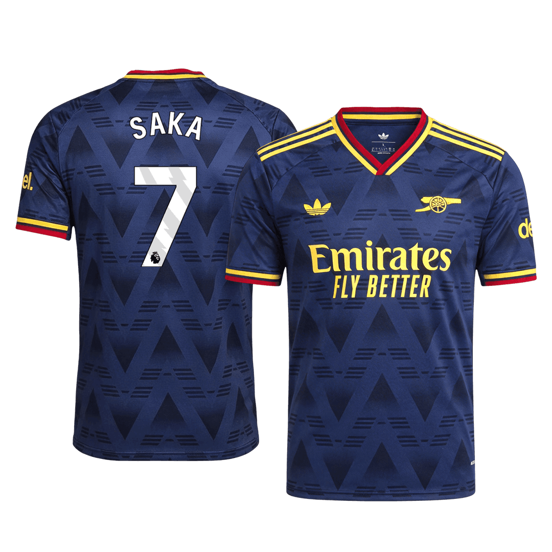 Authentic SAKA #7 Arsenal Away Soccer Jersey 2026/27