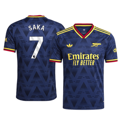 Authentic SAKA #7 Arsenal Away Soccer Jersey 2026/27