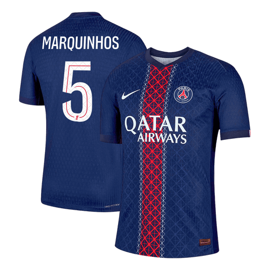 Authentic MARQUINHOS #5 PSG Home Soccer Jersey 2025/26 Navy