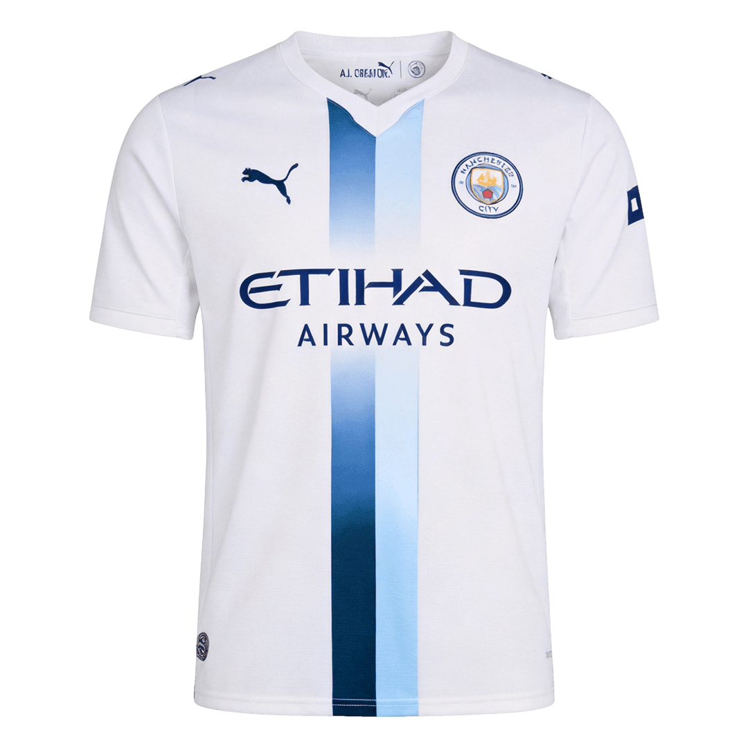 HAALAND #9 Manchester City Third Soccer Jersey 2026/27 White - UCL
