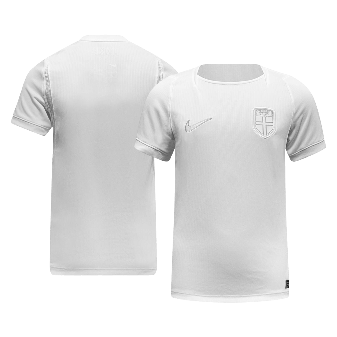 Men Fan 2026 Norway Third Soccer Jersey Short Sleeve White