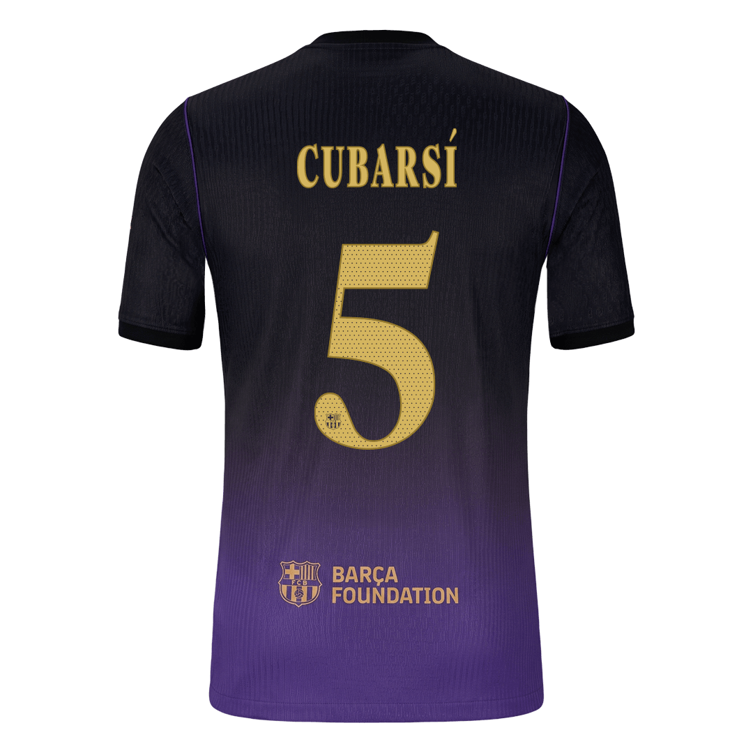Authentic CUBARSÍ #5 Barcelona Away Soccer Jersey 2026/27