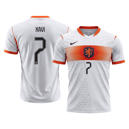 Authentic XAVI #7 Netherlands Away Soccer Jersey 2026