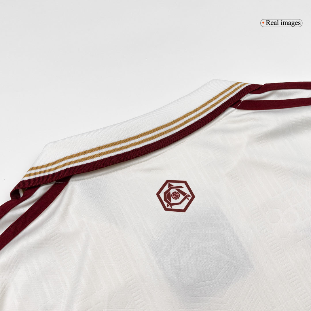 Arsenal Third Away Long Sleeve Soccer Jersey 25/26 White