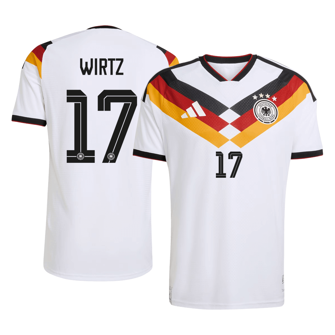 Authentic WIRTZ #17 Germany Home Soccer Jersey 2026