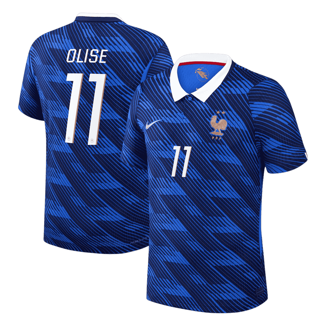 Player Version OLISE #11 France Home Soccer Jersey 2026