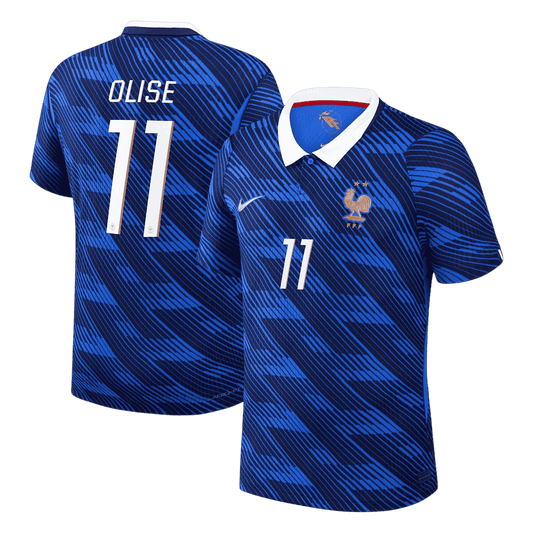 Player Version OLISE #11 France Home Soccer Jersey 2026