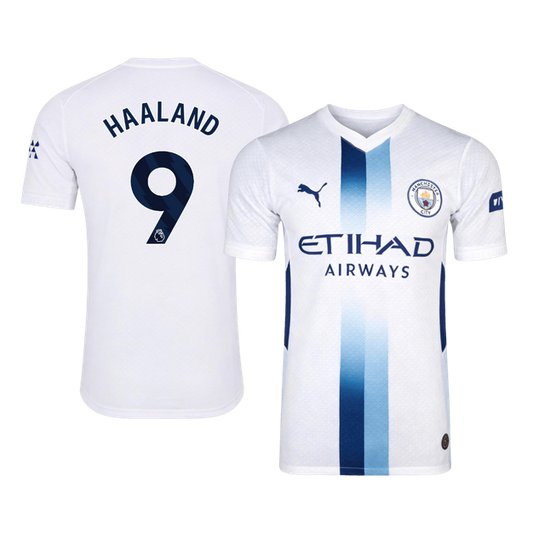 HAALAND #9 Manchester City Third Football Jersey 2026/27 White