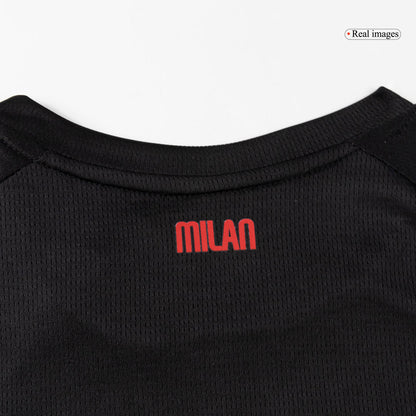 Kid's AC Milan Home Soccer Jersey Kit(Jersey+Shorts+Socks) 2025/26 Red&Black