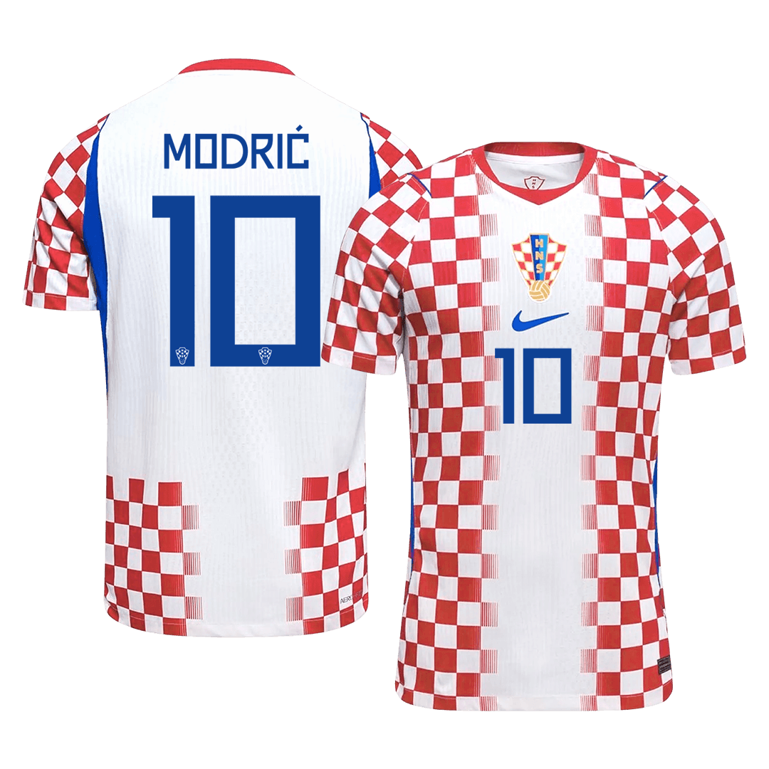 Authentic MODRIĆ #10 Croatia Home Soccer Jersey 2026