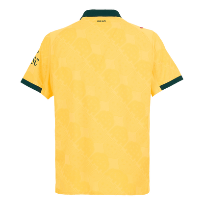 Authentic AC Milan Third Away Soccer Jersey 2025/26 Yellow