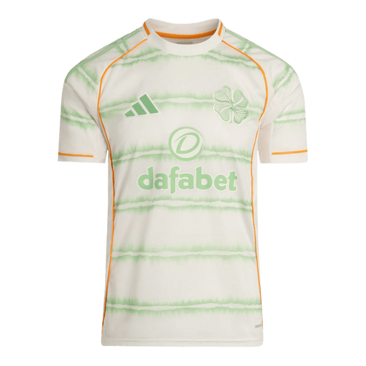Celtic Third Away Soccer Jersey 2025/26 White