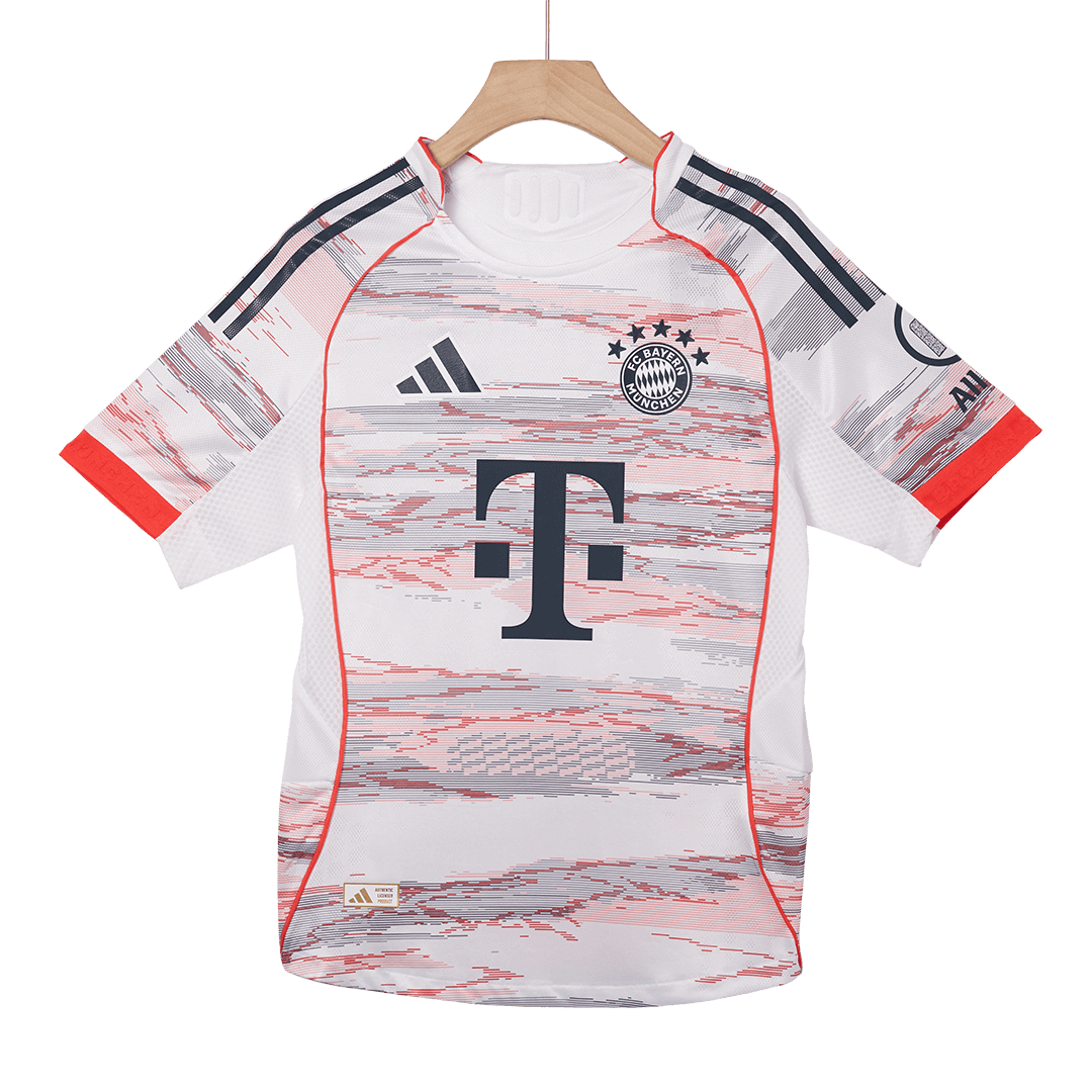 Authentic  MÜLLER  #25 Bayern Munich Away Soccer Jersey 2025/26 White