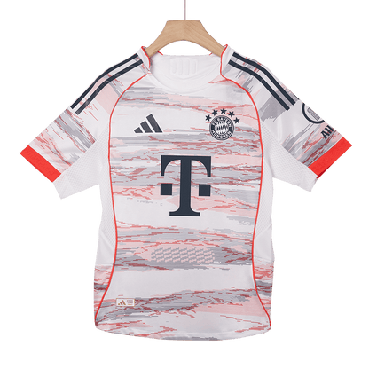 Authentic  MÜLLER  #25 Bayern Munich Away Soccer Jersey 2025/26 White