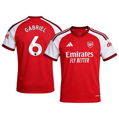 Authentic GABRIEL #6 Arsenal Home Soccer Jersey 2026/27