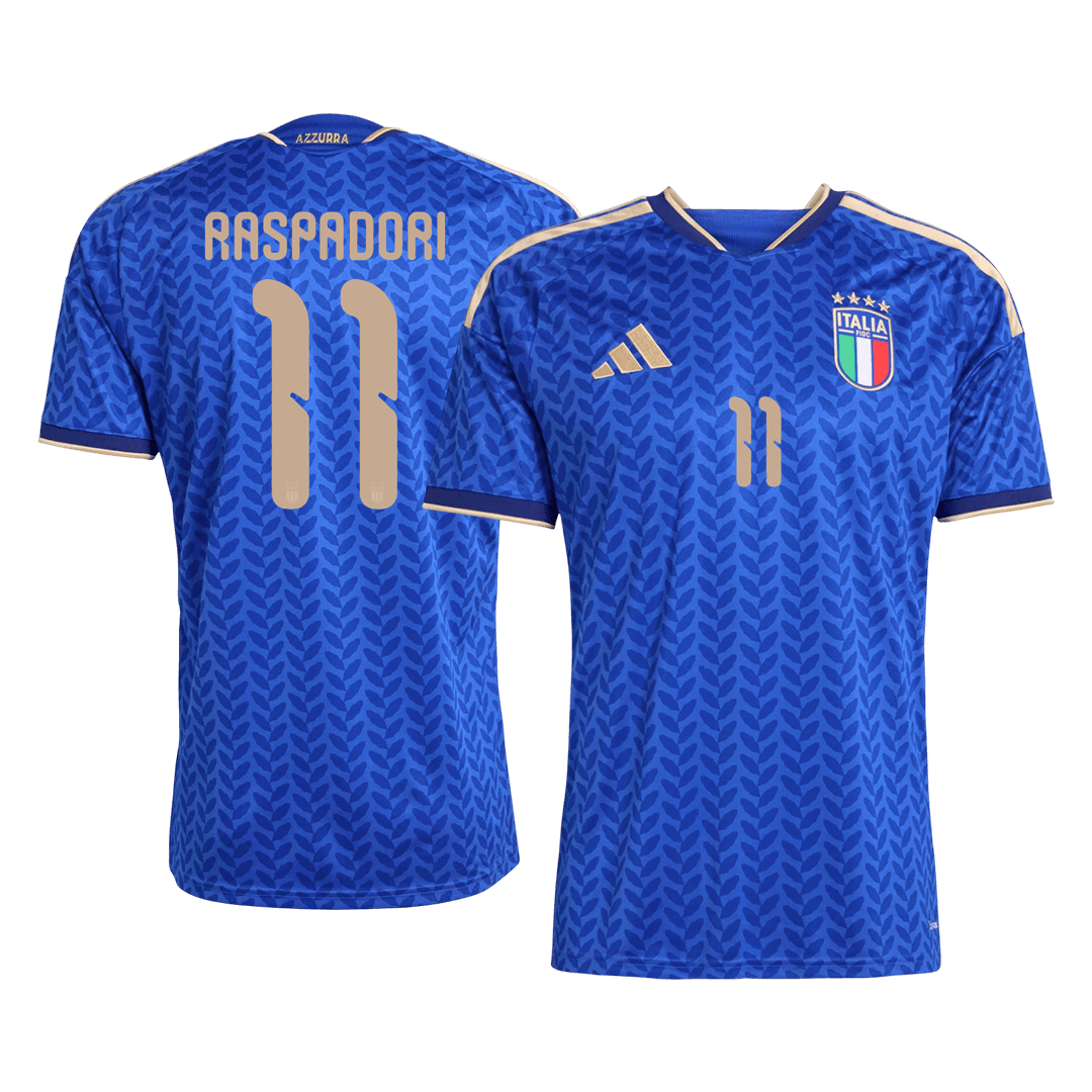 RASPADORI #11 Italy Home Soccer Jersey 2026