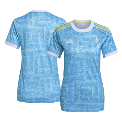 Women's Juventus Away Soccer Jersey 2025/26 Blue