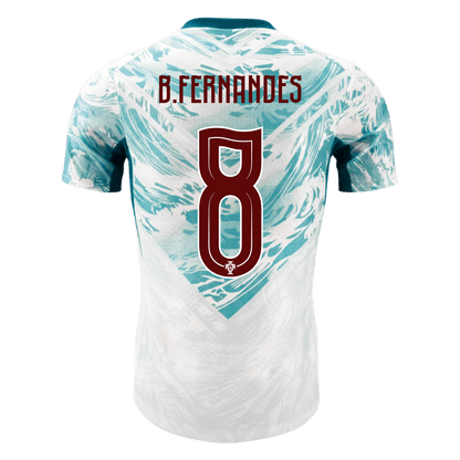 Authentic B.FERNANDES #8 Portugal Away Soccer Jersey 2026