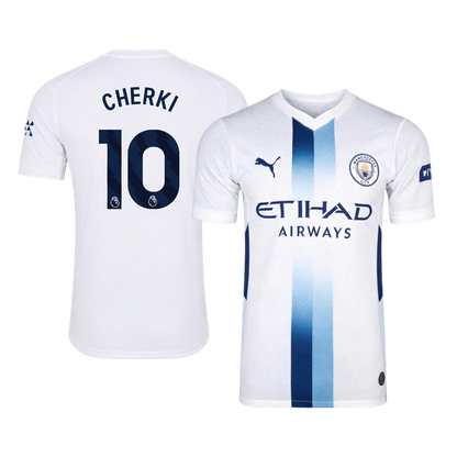 Authentic CHERKI #10 Manchester City Third Away Soccer Jersey 2026/27