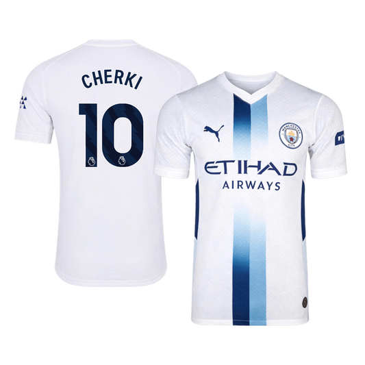 Authentic CHERKI #10 Manchester City Third Away Soccer Jersey 2026/27
