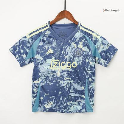 Kid's Ajax Away Soccer Jersey Kit(Jersey+Shorts) 2024/25