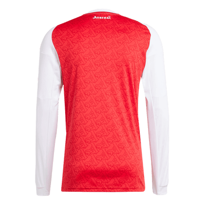 Arsenal Home Long Sleeve Soccer Jersey 2025/26 Red