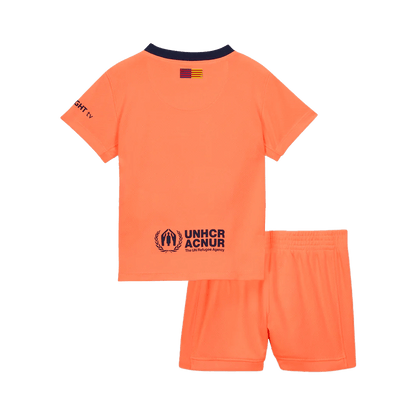 Kid's Barcelona Third Away Soccer Jersey Kit(Jersey+Shorts) 2025/26