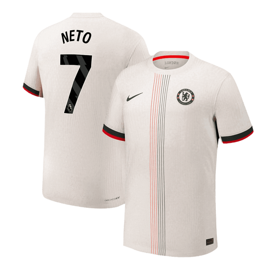 Authentic NETO #7 Chelsea Away Soccer Jersey 2025/26