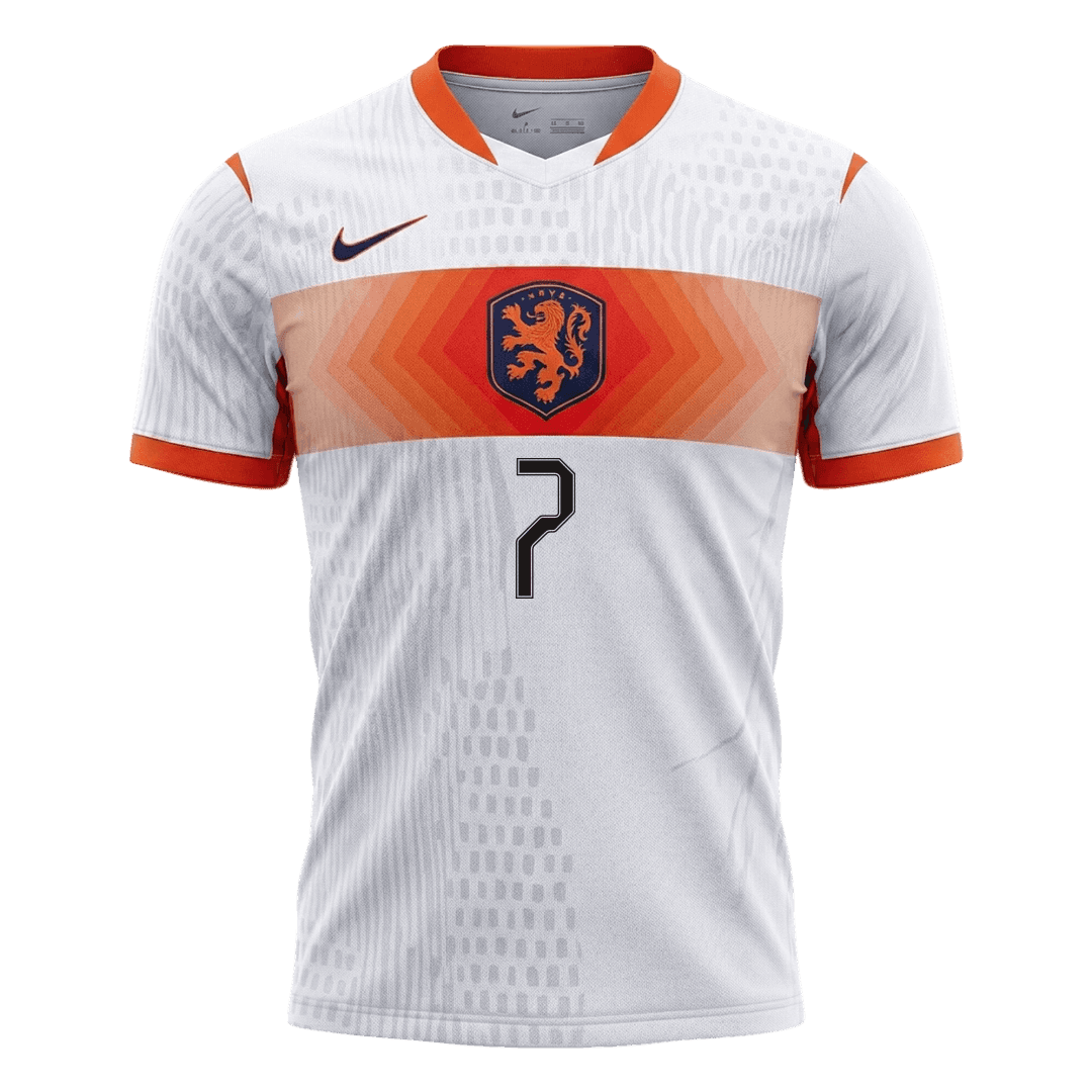 Authentic XAVI #7 Netherlands Away Soccer Jersey 2026
