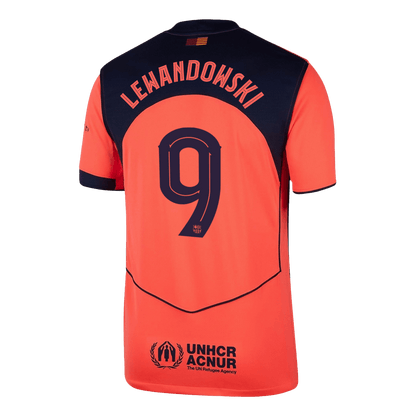 LEWANDOWSKI #9 Barcelona Third Away Soccer Jersey 2025/26—UCL