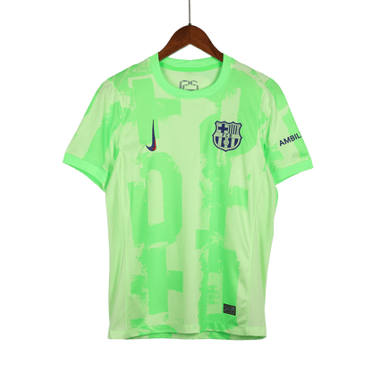 LAMINE YAMAL #19 Barcelona Third Away Soccer Jersey 2024/25 - UCL£¨Spotify Logo Without Text£©