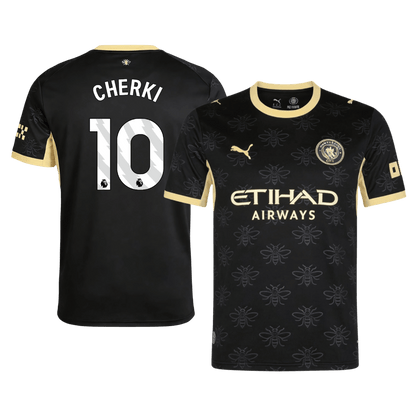 CHERKI #10 Manchester City Away Soccer Jersey 2026/27 Black