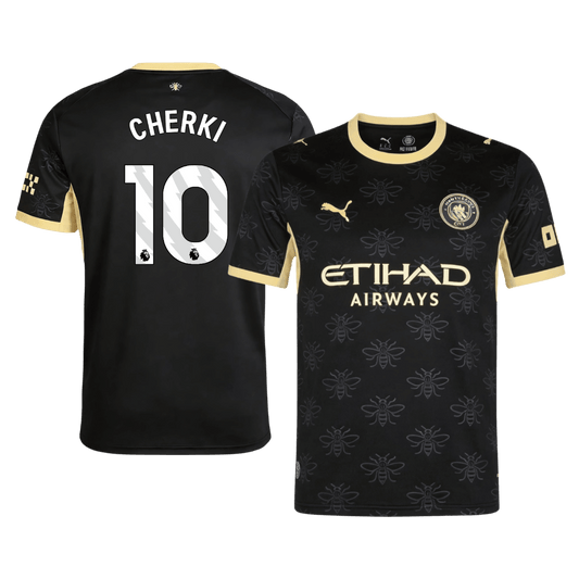 CHERKI #10 Manchester City Away Soccer Jersey 2026/27 Black
