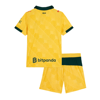 Kid's AC Milan Third Away Soccer Jersey Kit(Jersey+Shorts) 2025/26