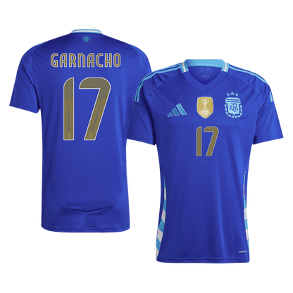 GARNACHO #17 Argentina Away Soccer Jersey 2024