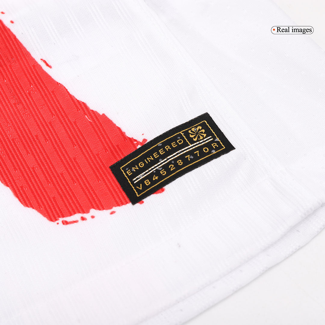 Authentic  O.DEMBÉLÉ #10 PSG Away Soccer Jersey 2024/25 White