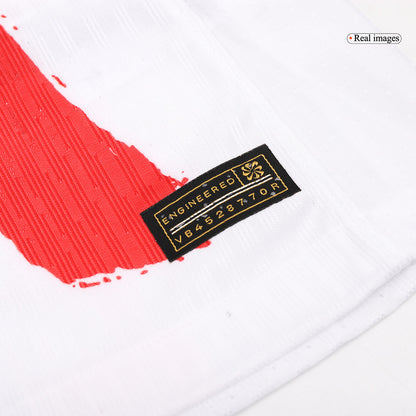 Authentic  O.DEMBÉLÉ #10 PSG Away Soccer Jersey 2024/25 White