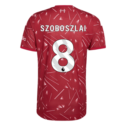 Authentic SZOBOSZLAI #8 Liverpool Home Soccer Jersey 2026/27