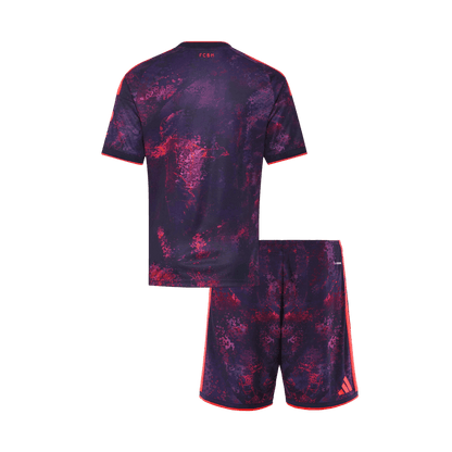 Kids Bayern Munich Third Soccer Jersey Kit (Jersey+Shorts) 2026/27 Purple