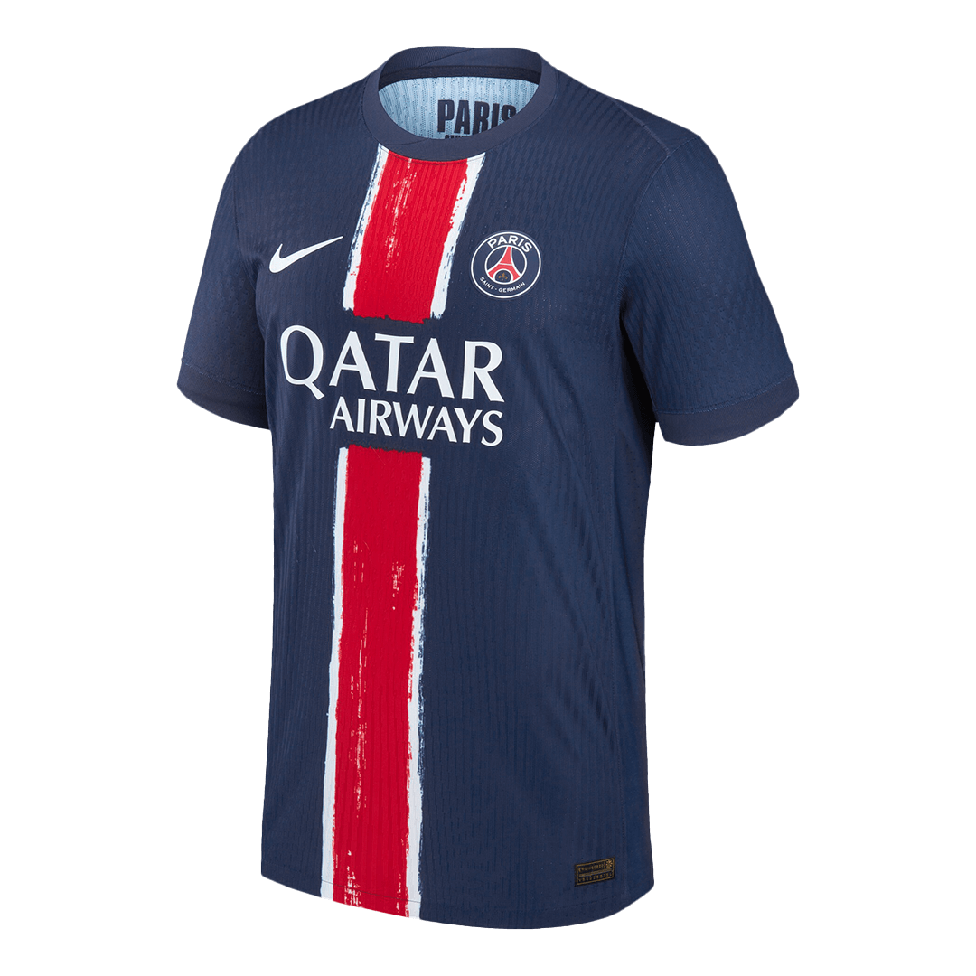 Authentic BARCOLA #29 PSG Home Soccer Jersey 2024/25 Navy - UCL