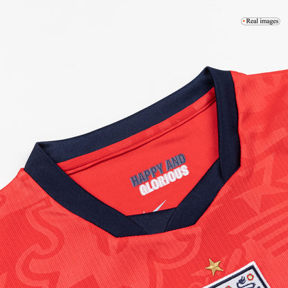 Kid's England Away Soccer Jersey Kit(Jersey+Shorts) World Cup 2026 White