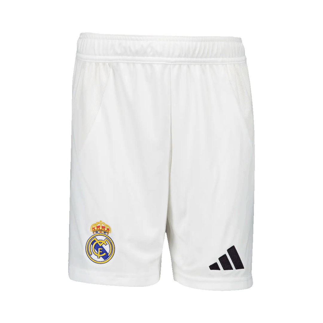 Real Madrid Home Soccer Shorts 2024/25 White