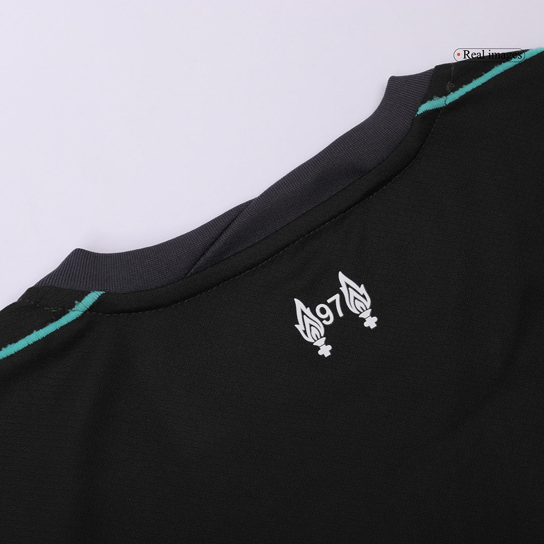 Authentic VIRGIL #4 Liverpool Away Soccer Jersey 2024/25