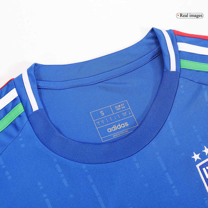 CHIESA #14 Italy Home Soccer Jersey Euro 2024